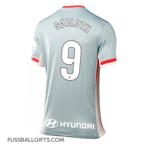 Atletico Madrid Alexander Sorloth #9 Fußballbekleidung Auswärtstrikot Damen 2024-25 Kurzarm